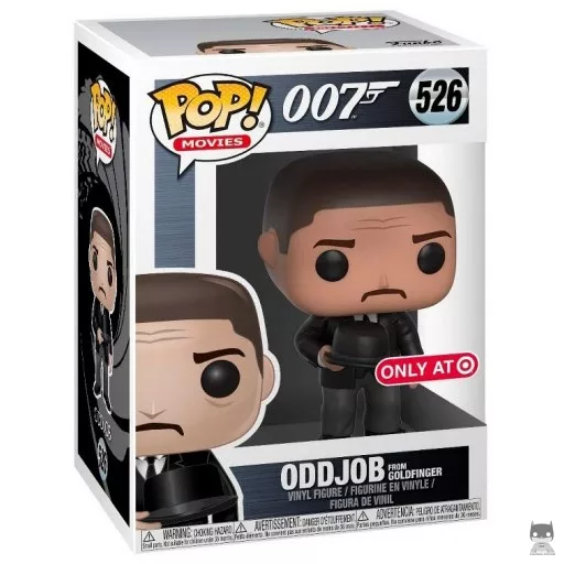 Figura Funko Pop! Oddjob lanzando el sombrero (Goldfinger) (James Bond 007)
