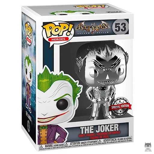 Figura Funko Pop! Joker (Plateado) (Batman: Arkham Asylum)