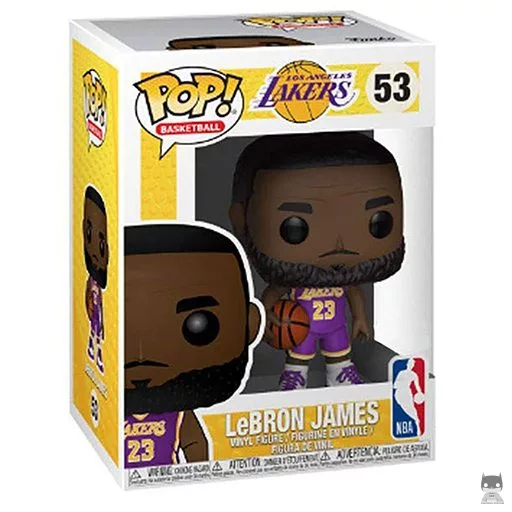 Figura Funko Pop! LeBron James (Cavaliers) (Camiseta blanca) (Fanatics)