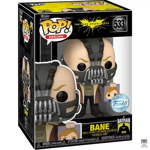 Figura Funko Pop! Bane con la foto de Harvey Dent (Trilogía de El caballero oscuro)