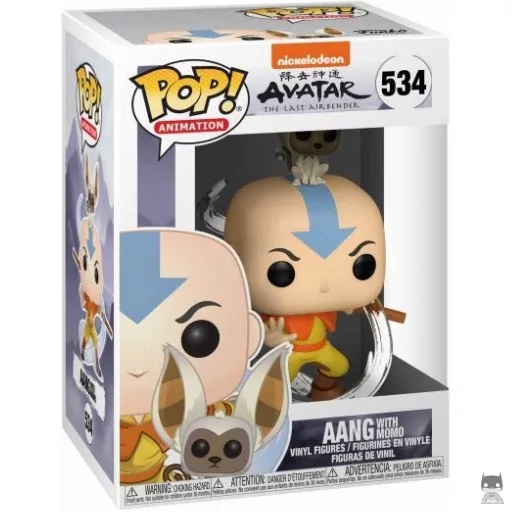 Figura Funko Pop! Aang con Momo (Aang)