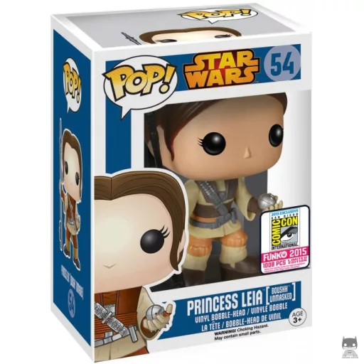 Figura Funko Pop! Princesa Leia como Boushh sin máscara (Star Wars: Episodio I, La amenaza fantasma)