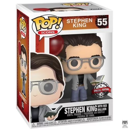 Figura Funko Pop! Stephen King con globo rojo (Stephen King)