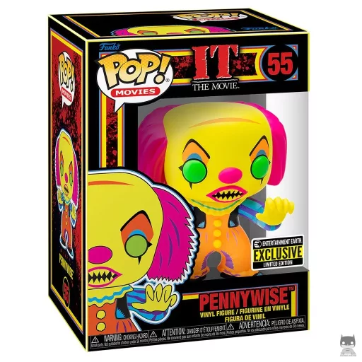 Figura Funko Pop! Pennywise (Luz negra) (Funkoween 2022)