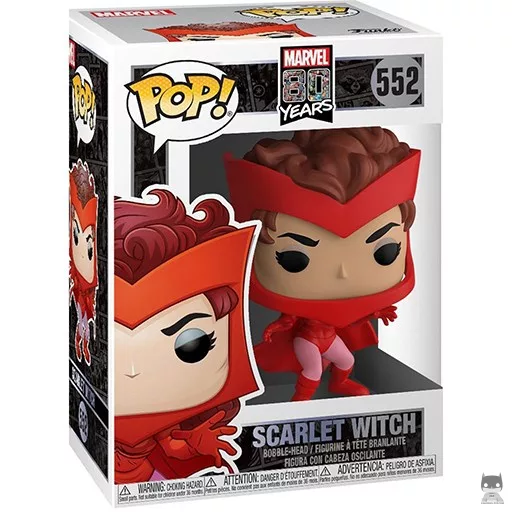 Figura Funko Pop! Bruja Escarlata (Marvel 80 años)