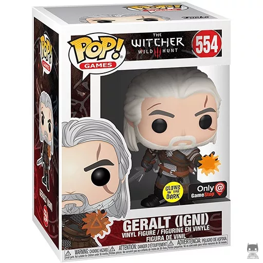 Figura Funko Pop! Geralt (Igni) (Witcher)