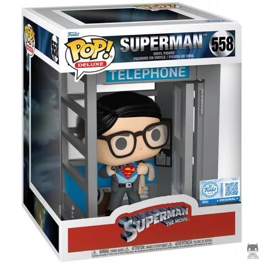 Figura Funko Pop! Superman en la cabina telefónica (Superman (1978))
