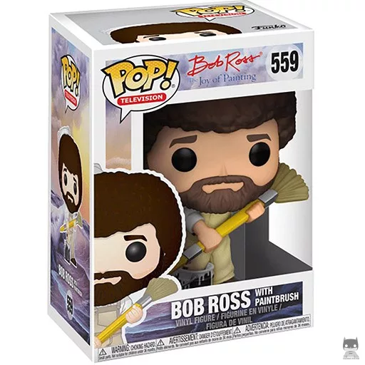 Figura Funko Pop! Bob Ross (con pincel) (Bob Ross)