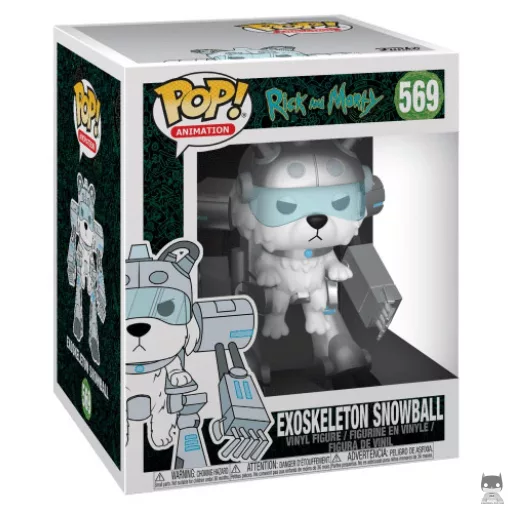 Figura Funko Pop! Snowball con exoesqueleto (Supersized) (Rick y Morty)