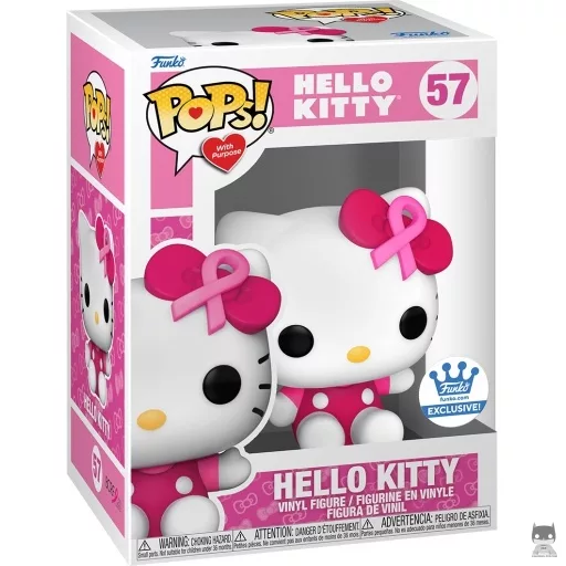 Figura Funko Pop! Hello Kitty (Concienciación sobre el cáncer de mama) (Sanrio)