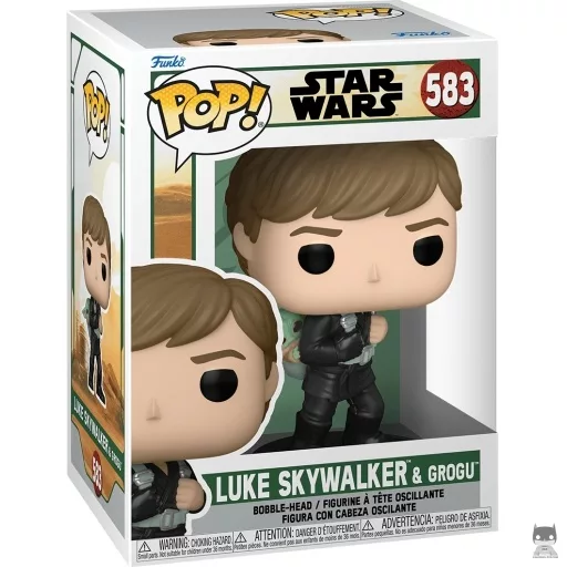 Figura Funko Pop! Luke Skywalker & Grogu (Star Wars: El libro de Boba Fett)