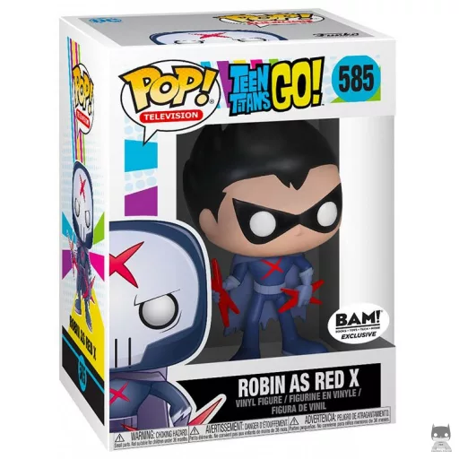 Figura Funko Pop! Robin como Red X sin máscara (BAM!)