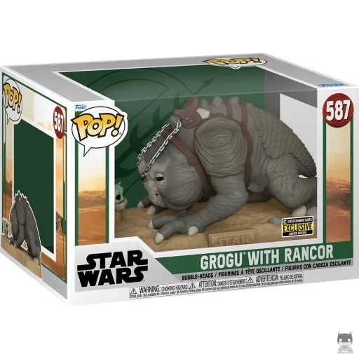 Figura Funko Pop! Grogu con Rancor (Star Wars: El libro de Boba Fett)