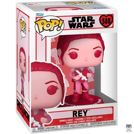 Figura Funko Pop! Rey (Rosa) (Star Wars (San Valentín))