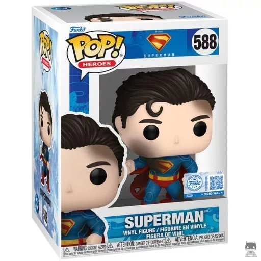 Figura Funko Pop! Superman (Desgastado por la batalla) (Superman (película de 2025))
