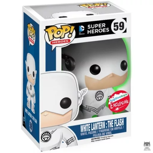 Figura Funko Pop! Flash Linterna Blanca (Brilla en la oscuridad) (Fugitive Toys)