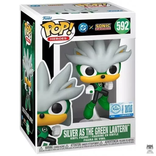 Figura Funko Pop! Silver como Linterna Verde (Silver Hedgehog)