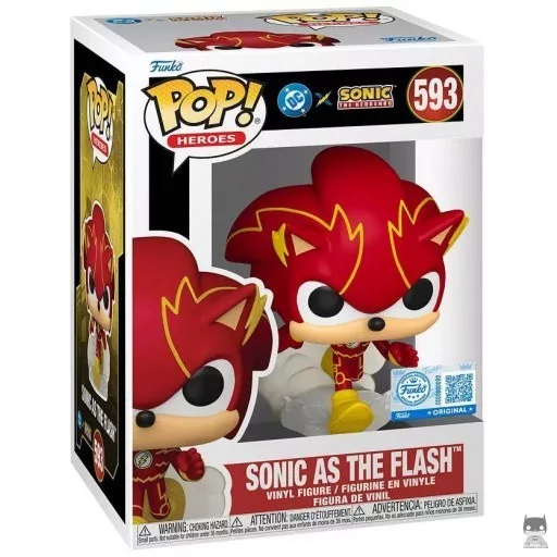 Figura Funko Pop! Sonic como Flash (Sonic the Hedgehog)