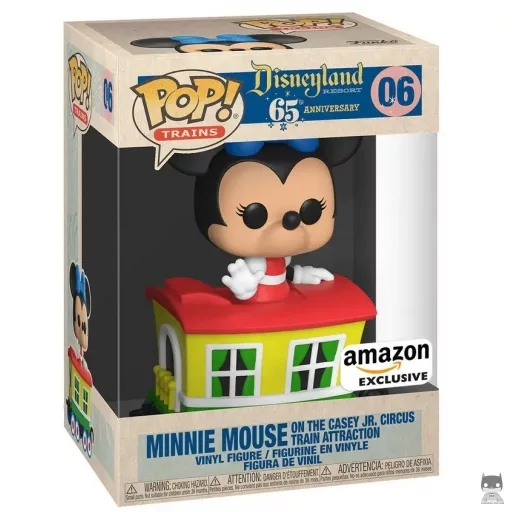 Figura Funko Pop! Minnie Mouse en la atracción del tren del circo Casey Jr. (Minnie Mouse)