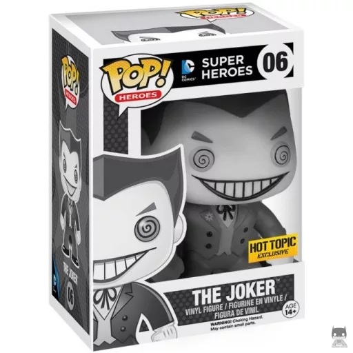 Figura Funko Pop! Joker (Blanco y negro) (Hot Topic)