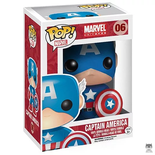 Figura Funko Pop! Capitán América (Marvel Comics)
