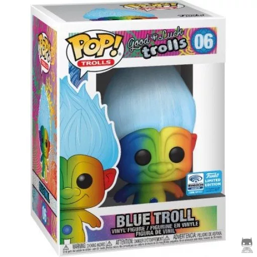 Figura Funko Pop! Troll azul (Arcoíris) (Trolls)