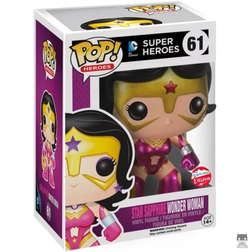 Figura Funko Pop! Wonder Woman como Star Sapphire (Metalizado) (Fugitive Toys)