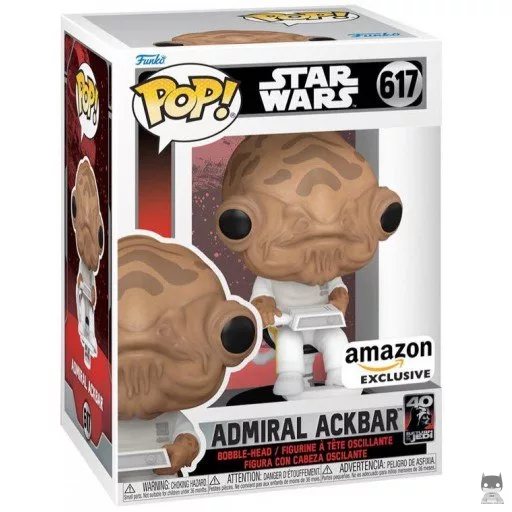 Figura Funko Pop! Almirante Ackbar (Star Wars: Episodio VI, El retorno del Jedi)