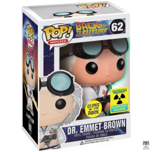 Figura Funko Pop! Dr. Emmett Brown (Brilla en la oscuridad) (Regreso al futuro)