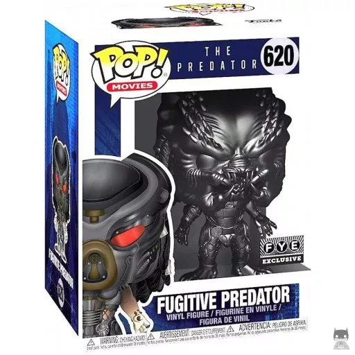 Figura Funko Pop! Fugitive Predator (Cromado & Negro) (Fugitive Predator)