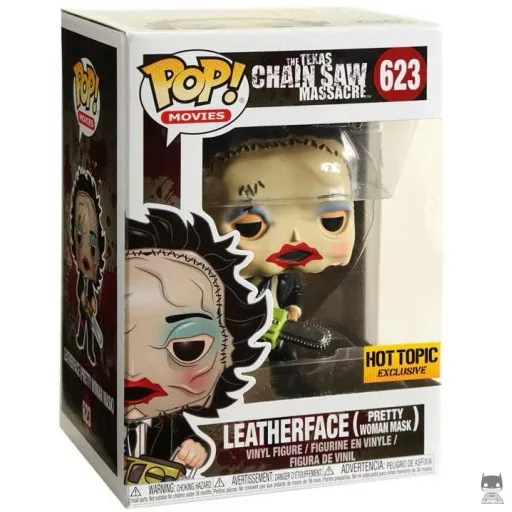 Figura Funko Pop! Leatherface con máscara de mujer guapa (Leatherface)