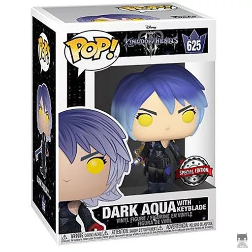 Figura Funko Pop! Aqua Oscura con llave espada (Kingdom Hearts)