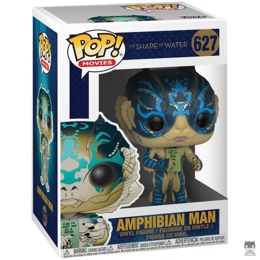 Figura Funko Pop! Hombre anfibio con tarjeta (La forma del agua)