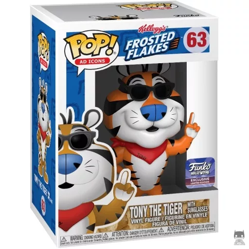 Figura Funko Pop! Tigre Tony con gafas de sol (Tigre Tony)