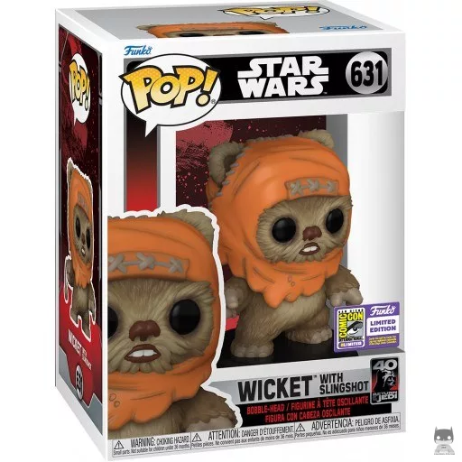Figura Funko Pop! Wicket con tirachinas (Wicket W. Warrick)