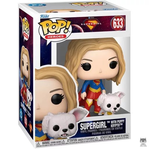 Figura Funko Pop! Supergirl con el cachorro Krypto (Supergirl)