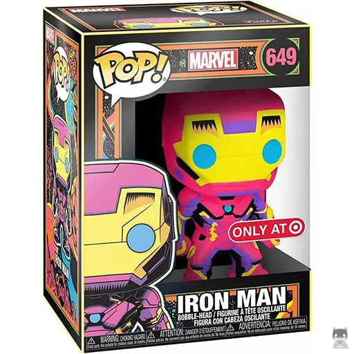 Figura Funko Pop! Iron Man (Luz negra) (Iron Man (Tony Stark))