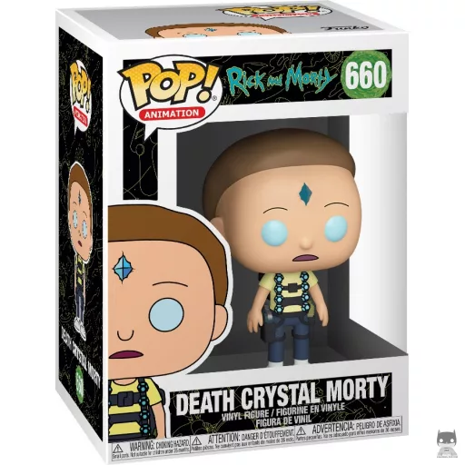 Figura Funko Pop! Morty con el cristal de la muerte (Morty (Mortimer Smith))