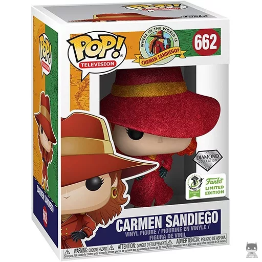 Figura Funko Pop! Carmen Sandiego (Purpurina de diamante) (Carmen Sandiego)