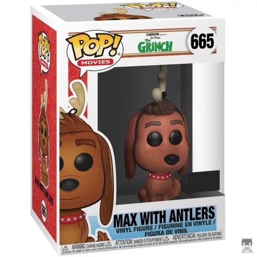 Figura Funko Pop! Max con cuernos de reno (El Grinch)