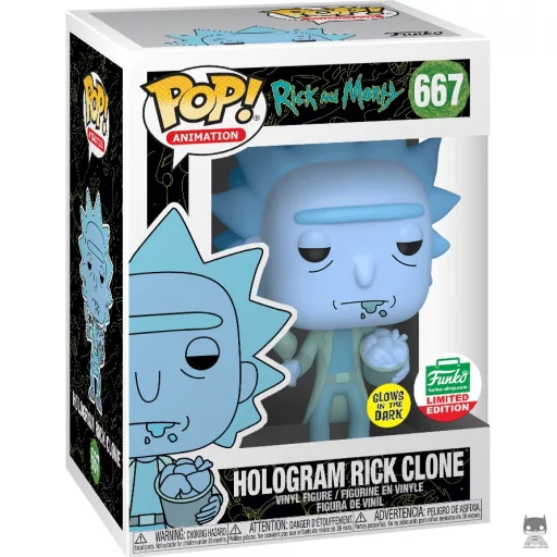 Figura Funko Pop! Clon holograma de Rick (Rick y Morty)