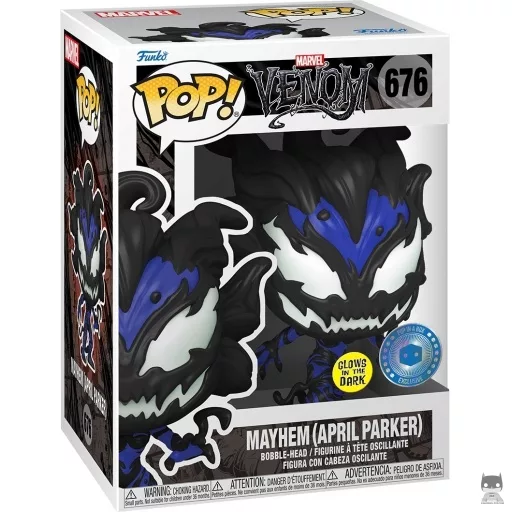 Figura Funko Pop! Mayhem (April Parker) (Brilla en la oscuridad) (Pop In A Box)