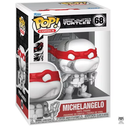 Figura Funko Pop! Miguel Ángel (Dañado en combate) (Comic Deco) (Tortugas Ninja de Eastman y Laird)