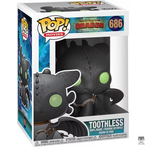 Figura Funko Pop! Desdentao Mundo oculto (Cómo entrenar a tu dragón)