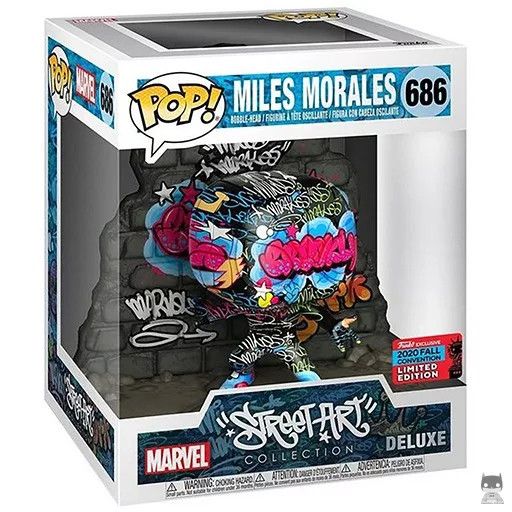Figura Funko Pop! Miles Morales Street Art (Supersized) (Spider-Man (Miles Morales))