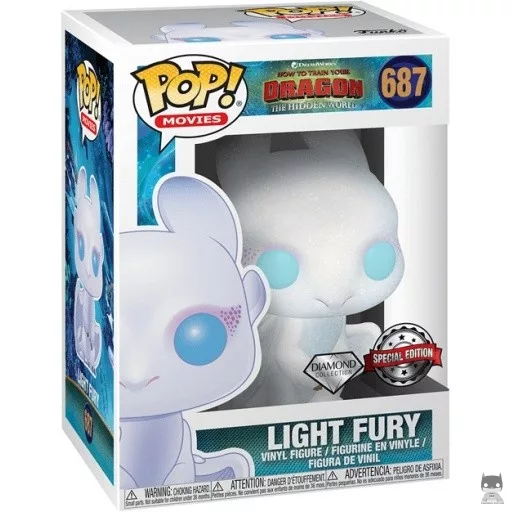 Figura Funko Pop! Furia Luminosa (Purpurina) (Cómo entrenar a tu dragón)