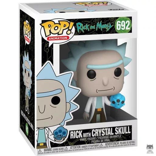 Figura Funko Pop! Rick con la calavera de cristal (Rick Sanchez)