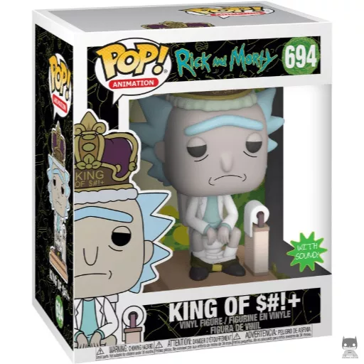 Figura Funko Pop! Rey de la M#@rda (Rick y Morty)