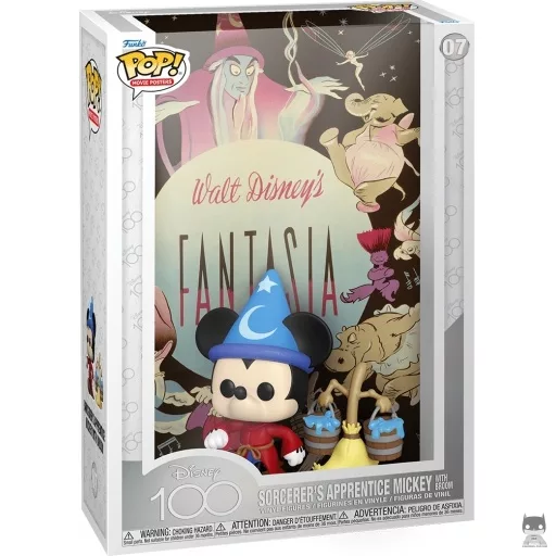 Figura Funko Pop! Mickey El aprendiz de brujo con escoba (Mickey Mouse)