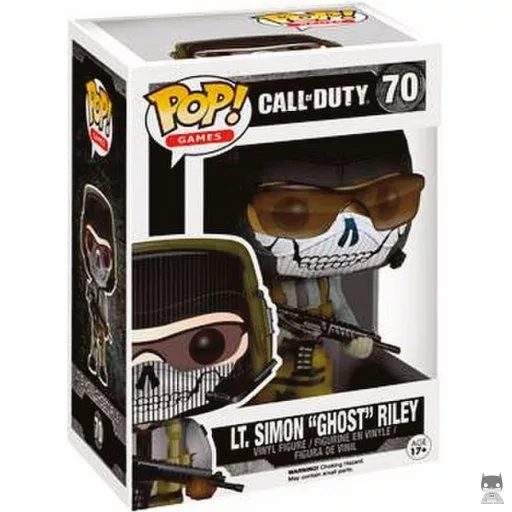 Figura Funko Pop! Lt. Simon "Ghost" Riley (Call of Duty)